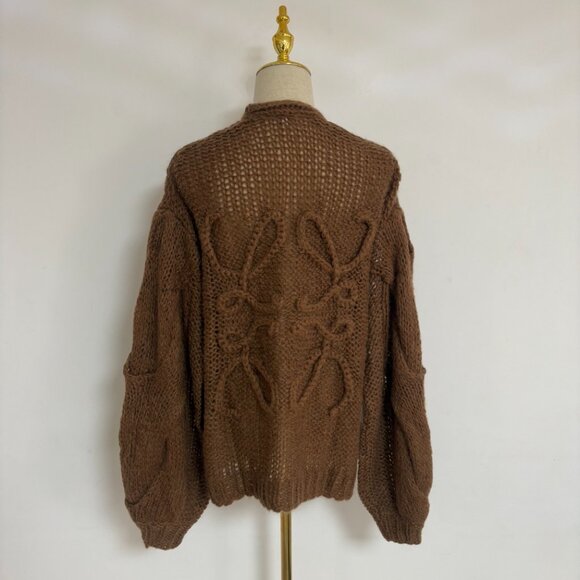 Loewe Anagram mohair and wool-blend cardigan - Picture 10 of 14